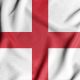 National flag of the England. The main symbol of an independent country. An attribute of the large size of a democratic state.